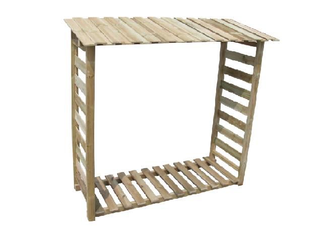 Wiata na drewno kominkowe COMPLEX 190x60/h184 cm, impregnowana, 1 szt.