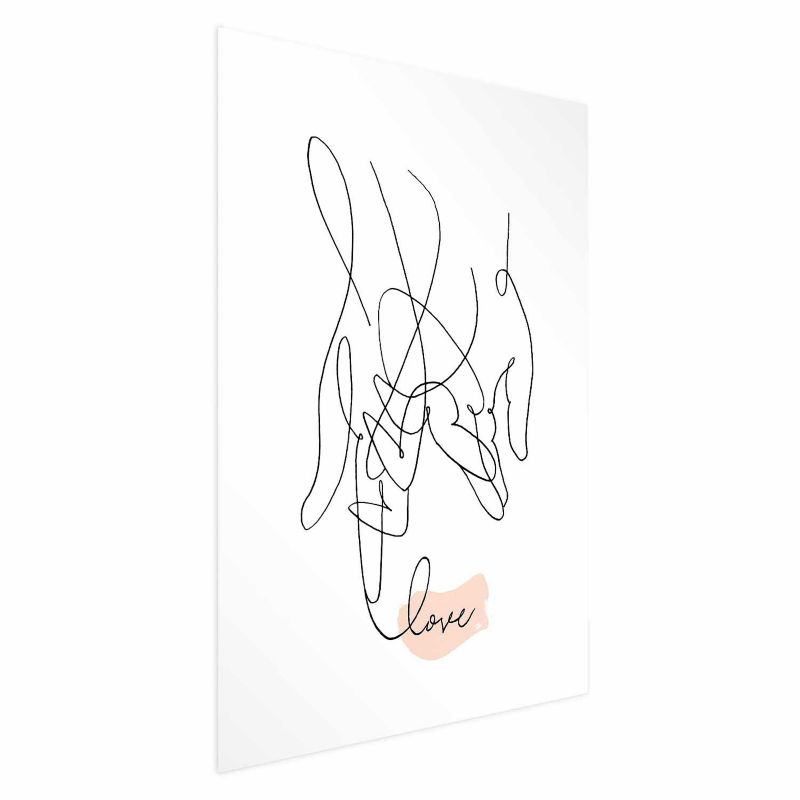 Plakat Artgeist Splątane uczucie 21x30 cm bez ramy 1 szt