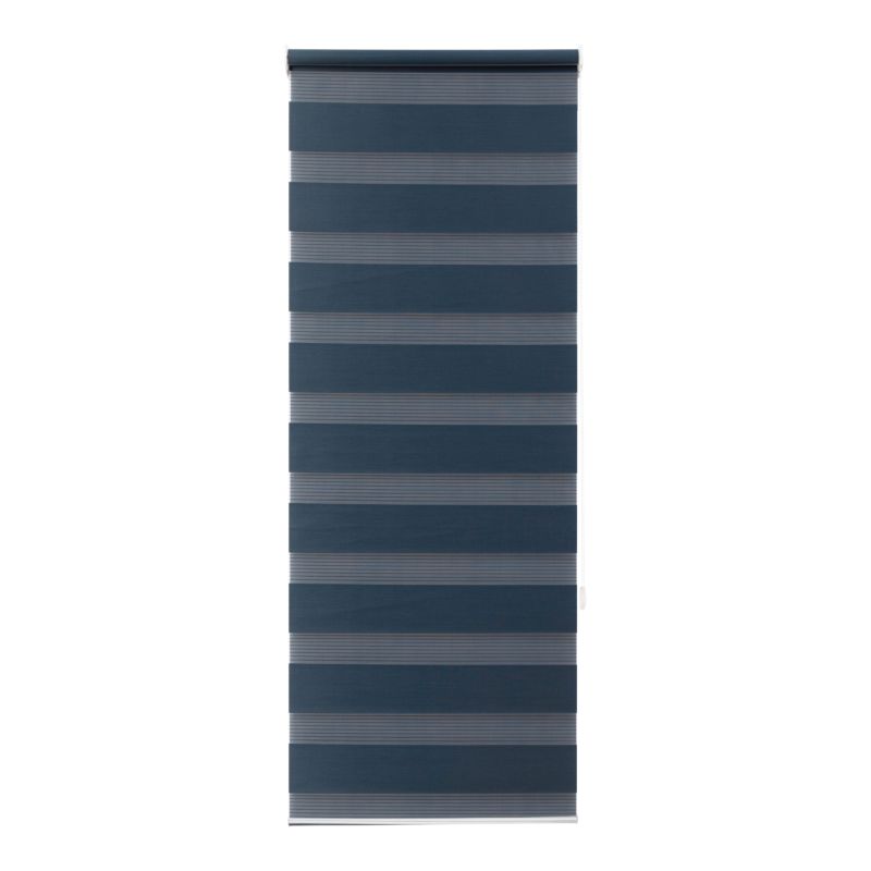 Roleta dzień/noc GoodHome Elin 42,3 x 160 cm granatowa
