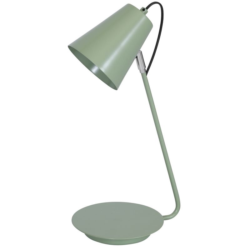 Lampa biurkowa Luminex Desk Lamp zielony mat 1 x E27 x 15W IP20 wym: 42 x 23 x 18 cm metal - 1 szt.