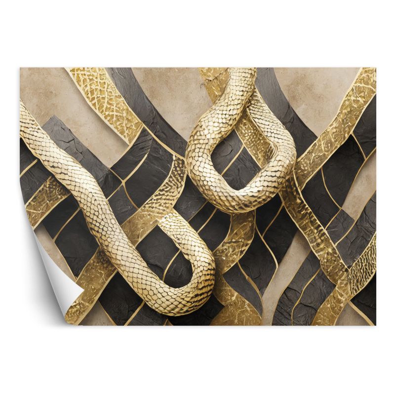 Fototapeta Feeby Tekstura Glamour Skóra węża 150x105 1 szt