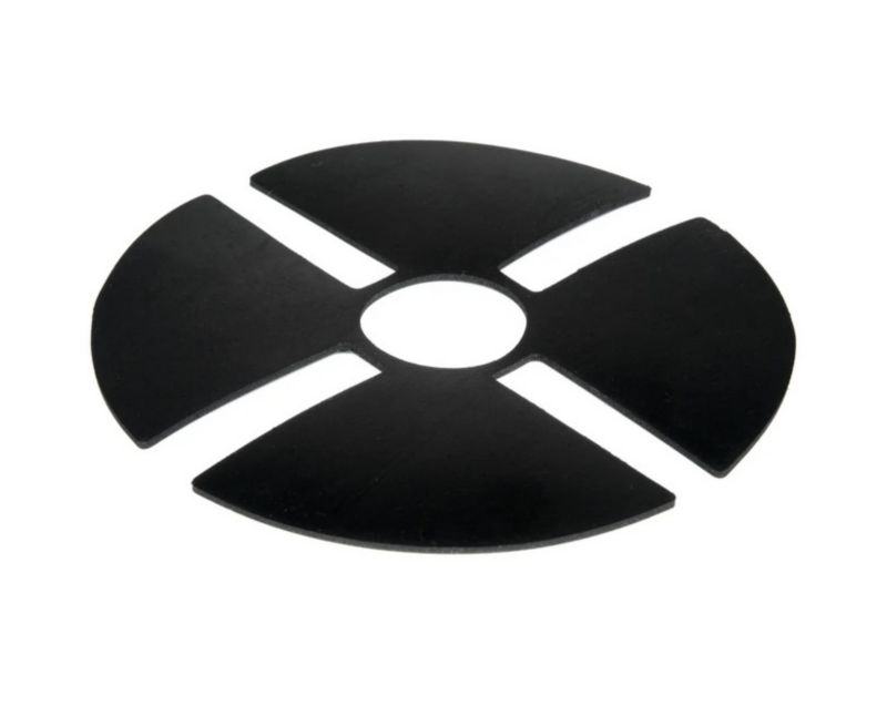 Podkład gumowy na regulowane wsporniki tarasowe, S&Garden, SH1 30 szt. . 1mm, 1 szt.