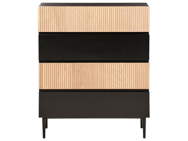 Komoda czarny z brązowym Blythe 1 szt.