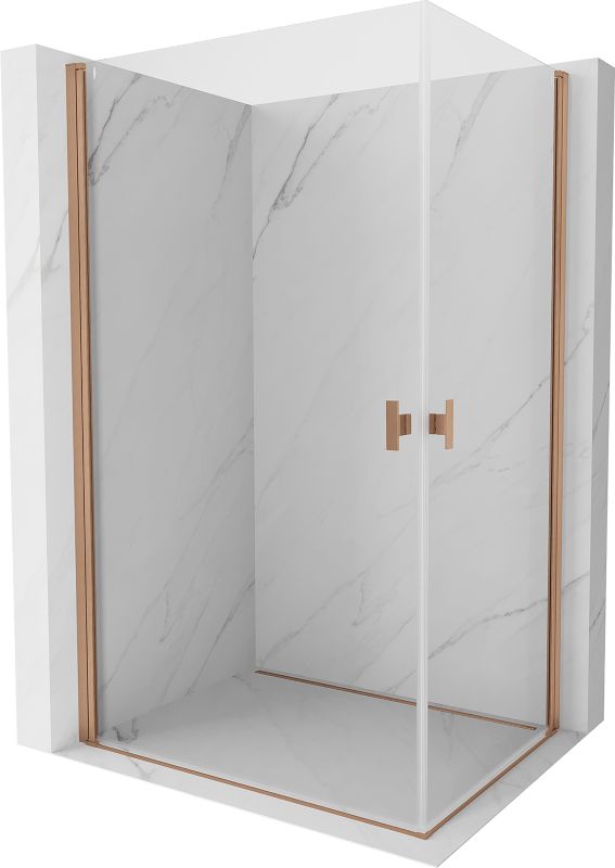 Kabina prysznicowa Mexen Mist-B miedź szczotkowana 80x70 cm 1 szt