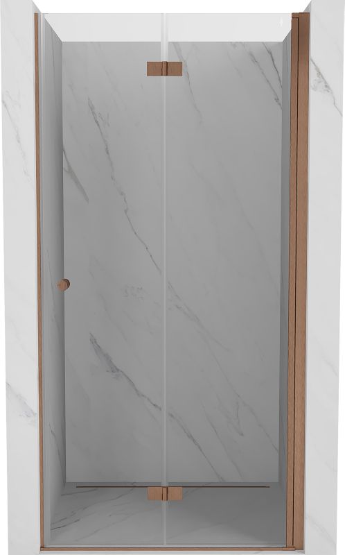 Drzwi prysznicowe Mexen Mist-F miedź szczotkowana 60x200 1 szt