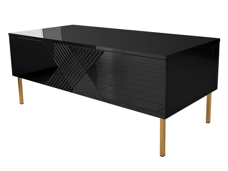 Stolik kawowy MIRJAN 24 Exito 120 czarny połysk 1 szt.