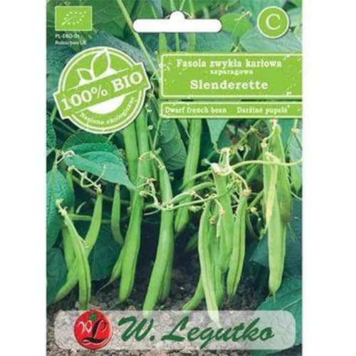 1 szt, Fasola szparagowa karłowa Slenderette - Nasiona: Ilość w opakowaniu: 30 szt