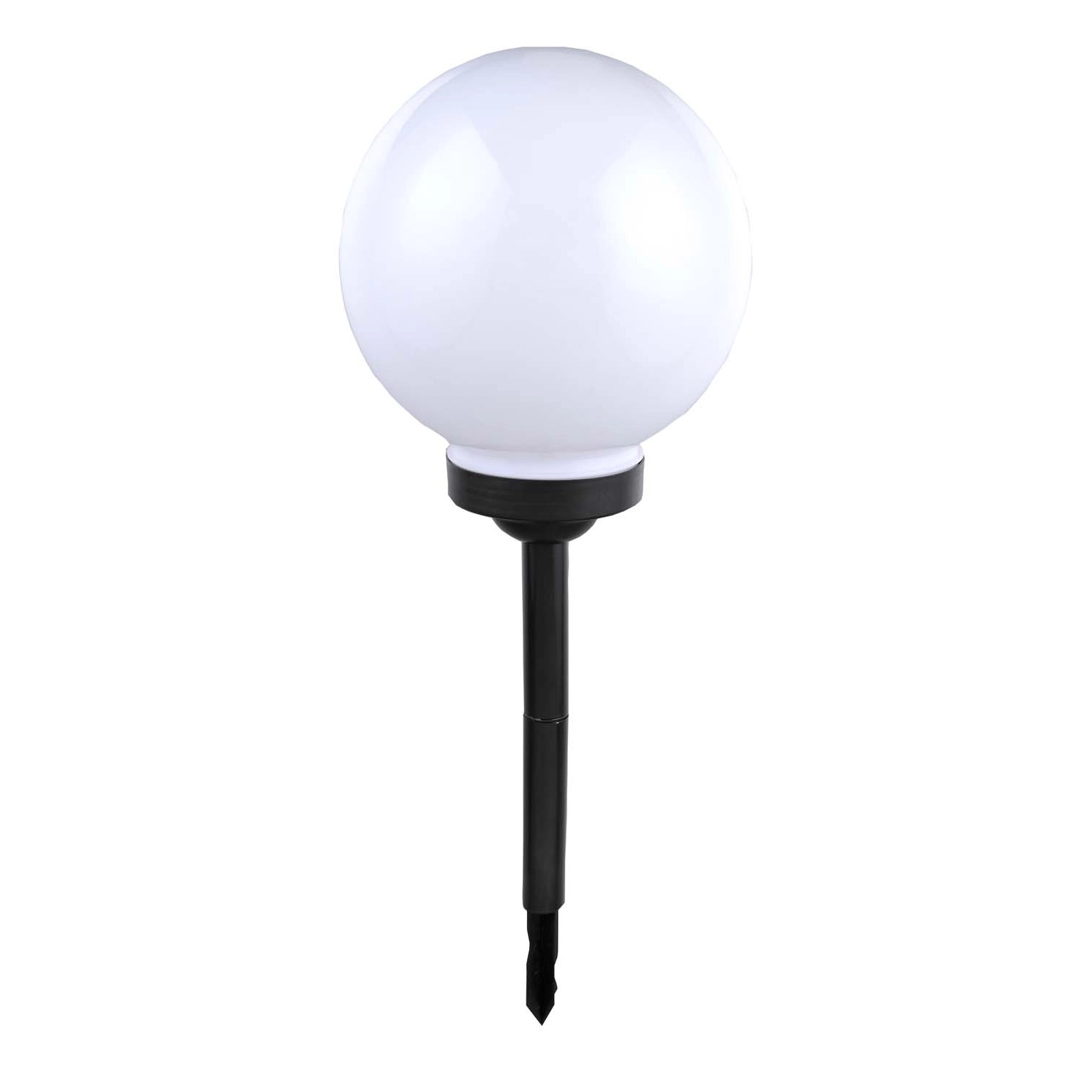 Jumi Kula solarna 1xLED RGB 30 cm IP44 czerń + biel