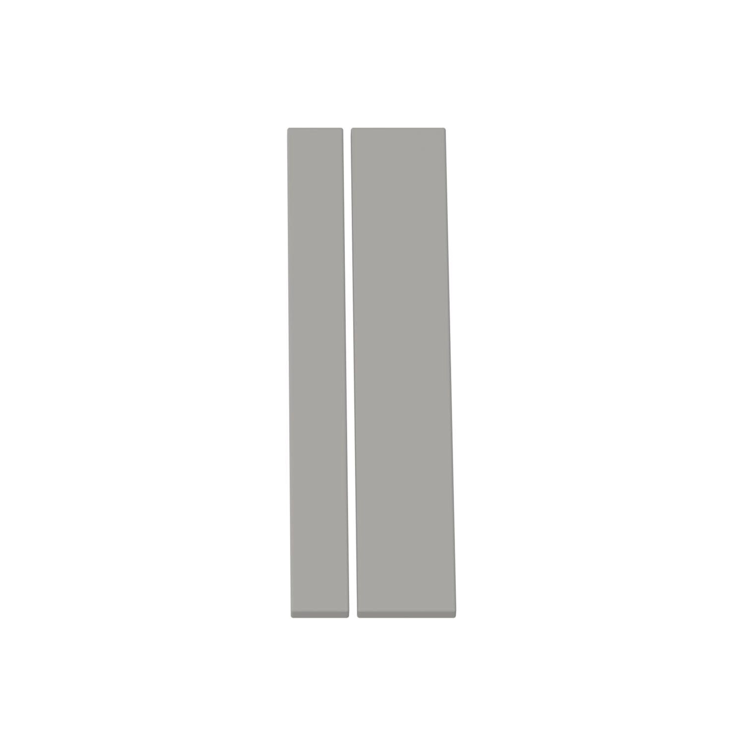 Zaślepka szafki Roma narożnej dolnej 85 cm szary połysk