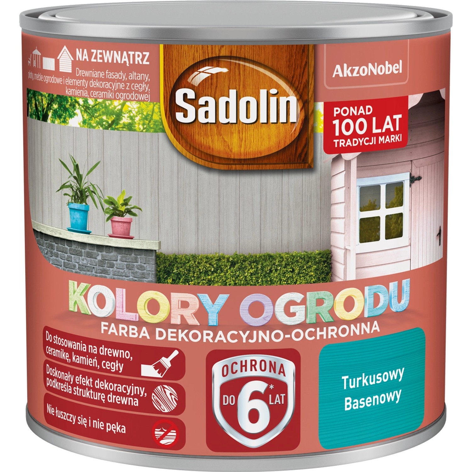Sadolin Kolory ogrodu Turkusowy basen 250 ml