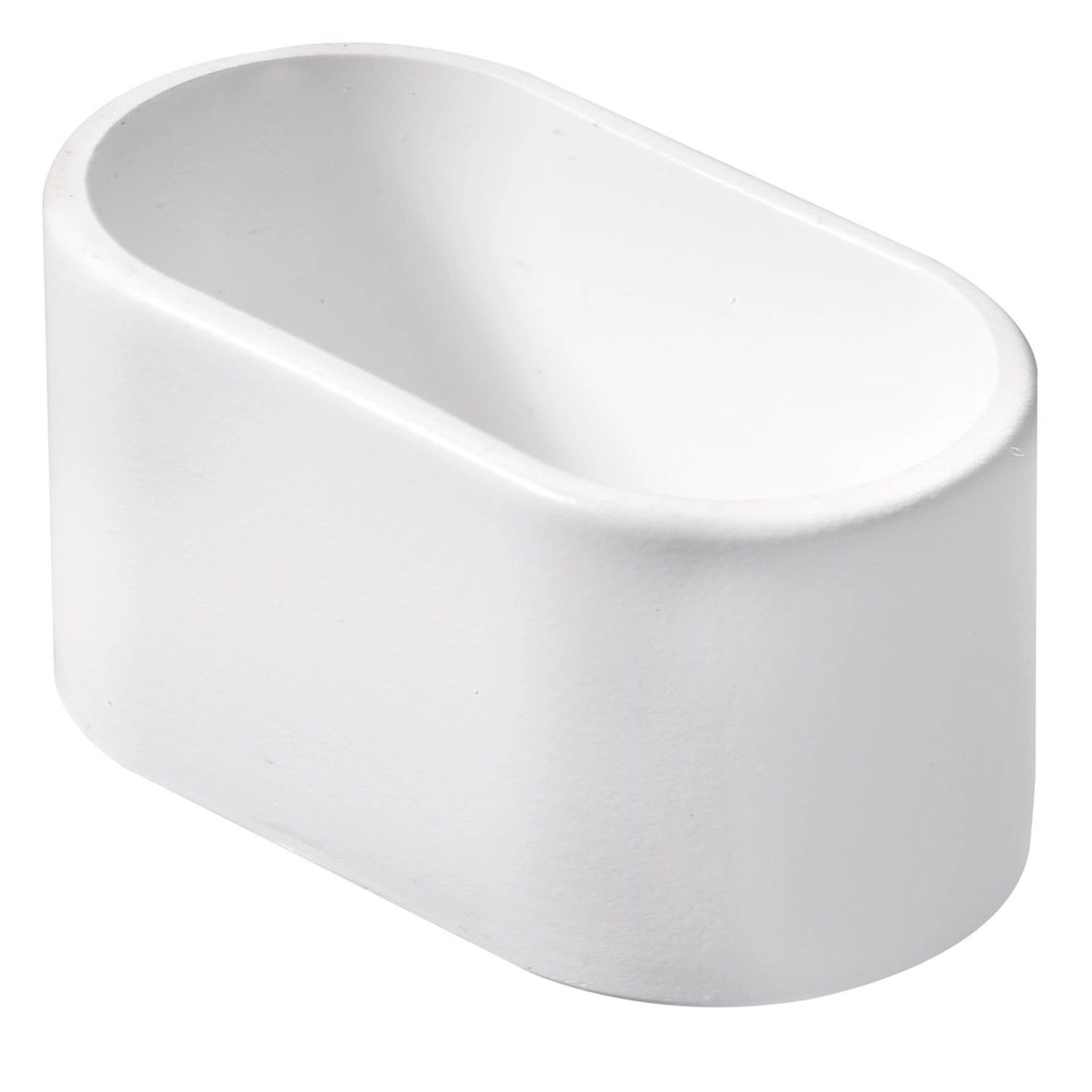 Hettich Nakładki na nogi białe 38x20mm 4szt