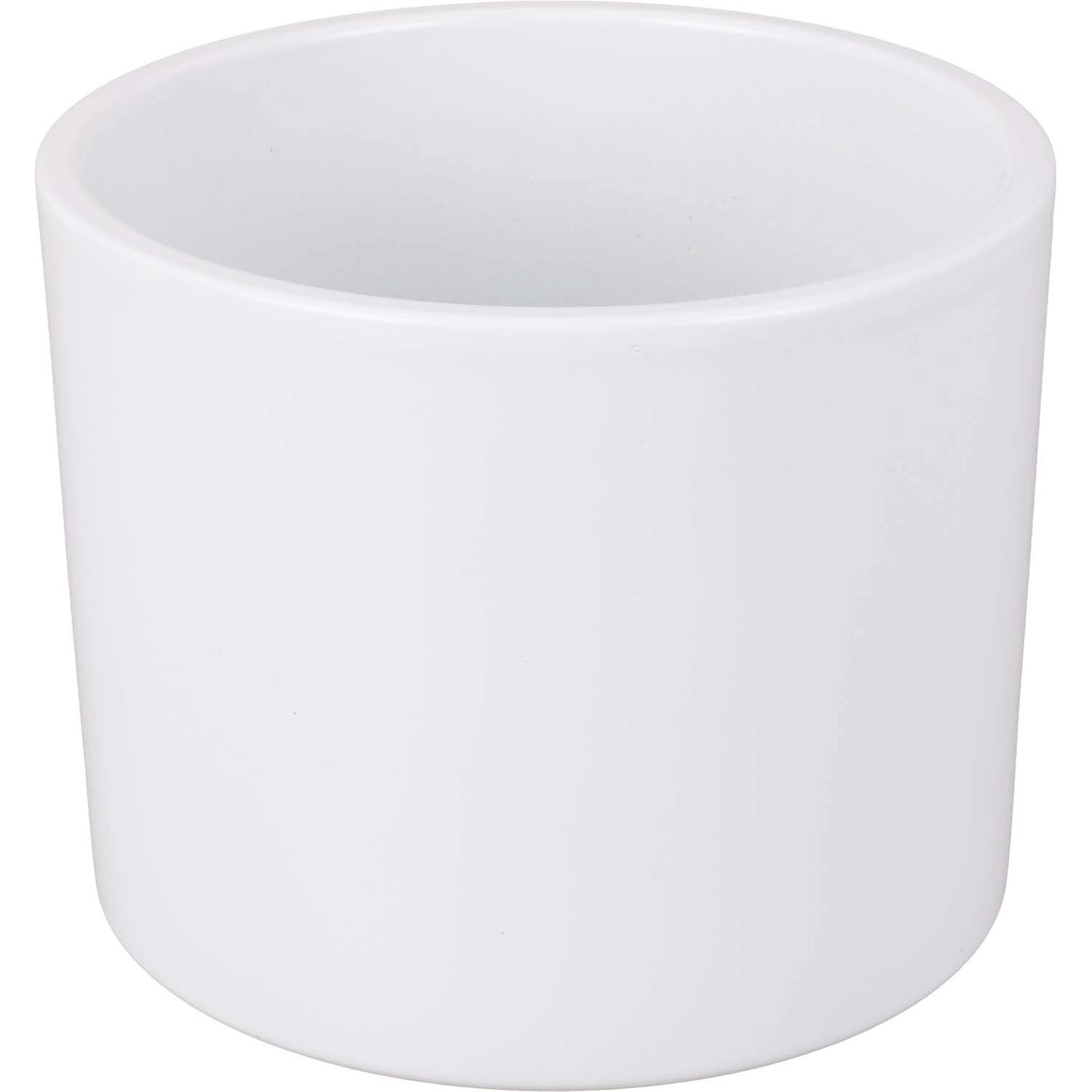 Donica Vienna biała mat - śr. 19 cm