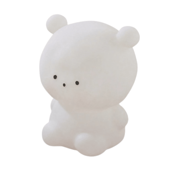 Urocza lampeczka malutki misio white NS