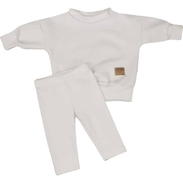 KAZUM DRES BLUZA OVERSIZE + LEGGINSY PRĄŻEK ALABASTER BEIGE ZZ - 68