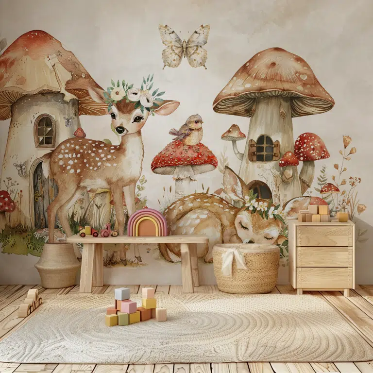 Fototapeta dla dzieci Sarenki w Lesie - 600