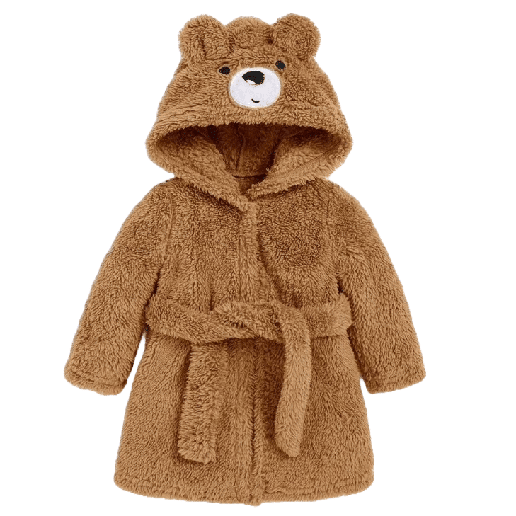 Szlafroczek Miś puchaty brąz - rozmiar do wyboru NS - 3-6 miesięcy