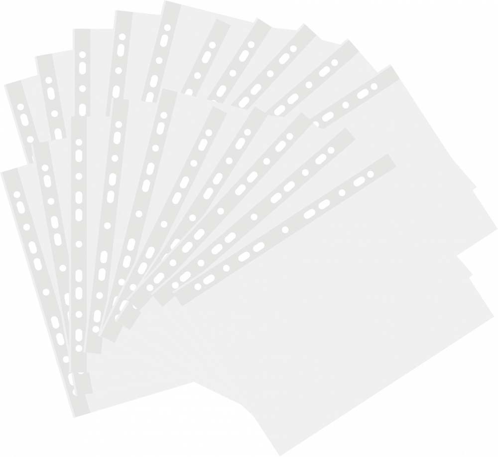 25x Koszulka krystaliczna Donau, na katalogi, A4+, 120μm, transparentny