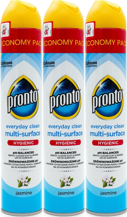 3x Spray Pronto Multi Surface Jasmin, 300ml