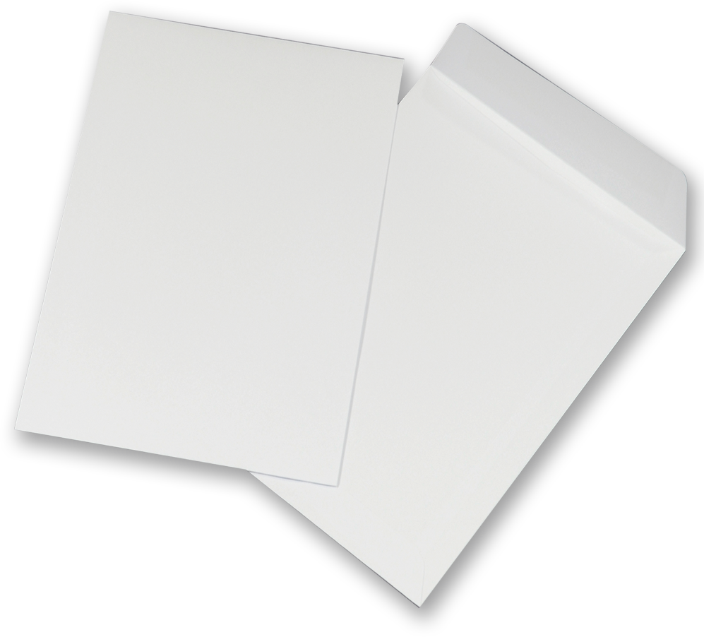 10x Koperta standardowa NC, B5, klejona na mokro NK, 50 sztuk, biały