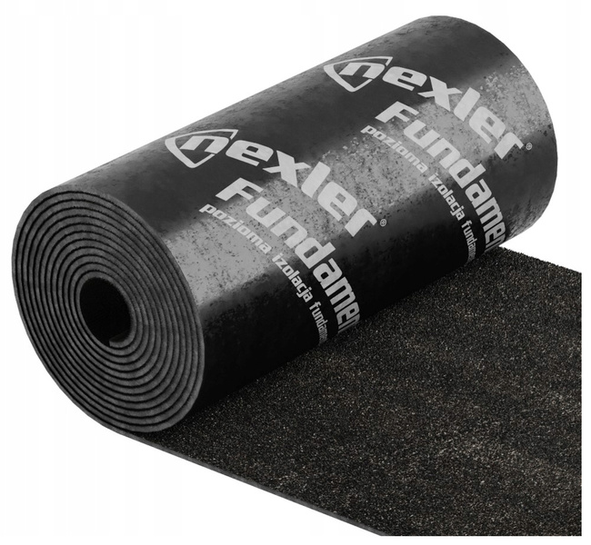 Papa fundamentowa NEXLER - 50 cm / 10 m - izolacja pozioma - grubość 2 mm