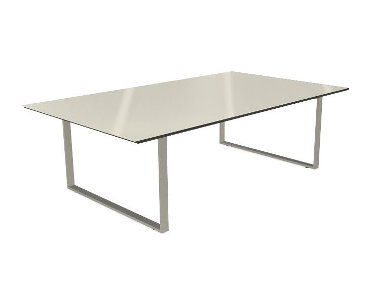 NOTER PZK336 stół konferencyjny 240x140x74h (Rodzaj blatu: szkło lacobel czarny)