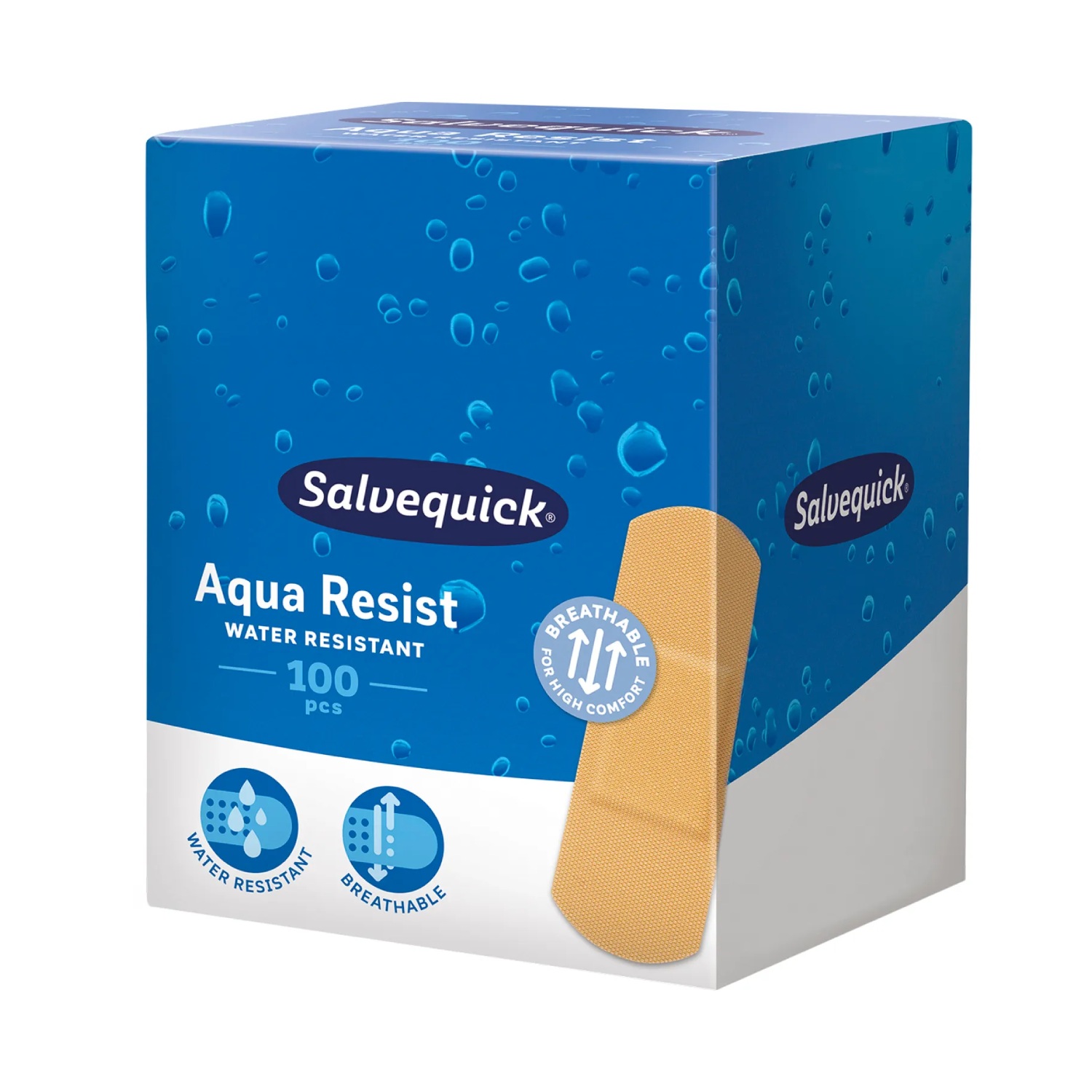 Salvequick aqua resist - plaster wodoodporny, małe, 16 x 56 mm,100 sztuk