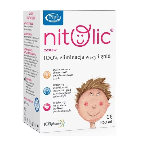 Pipi nitolic - zestaw przeciw wszawicy, 100 ml