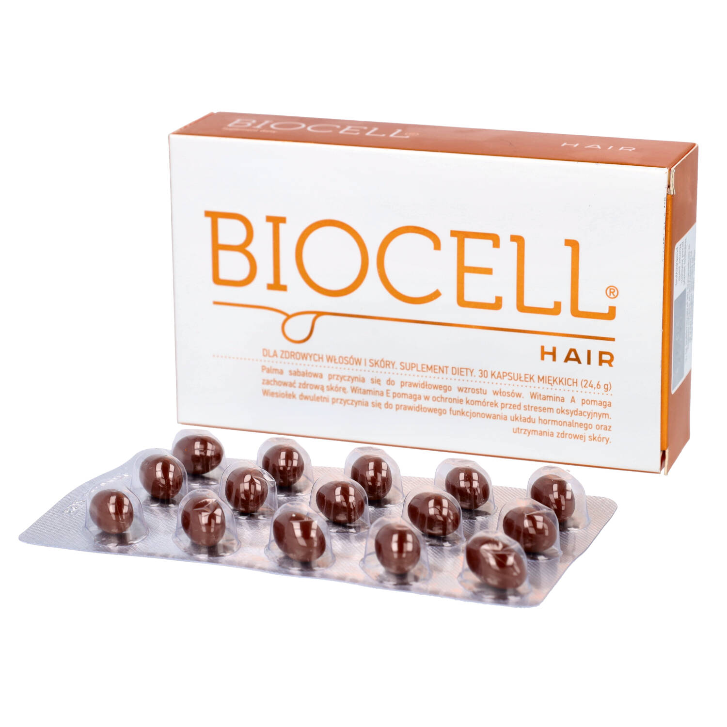 Biocell hair, 30 kapsułek (data ważności: 31.01.2026)