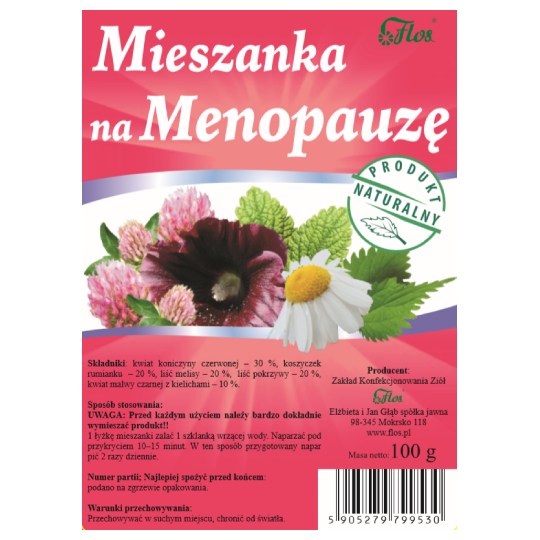 Flos - mieszanka na menopauzę, 100 g
