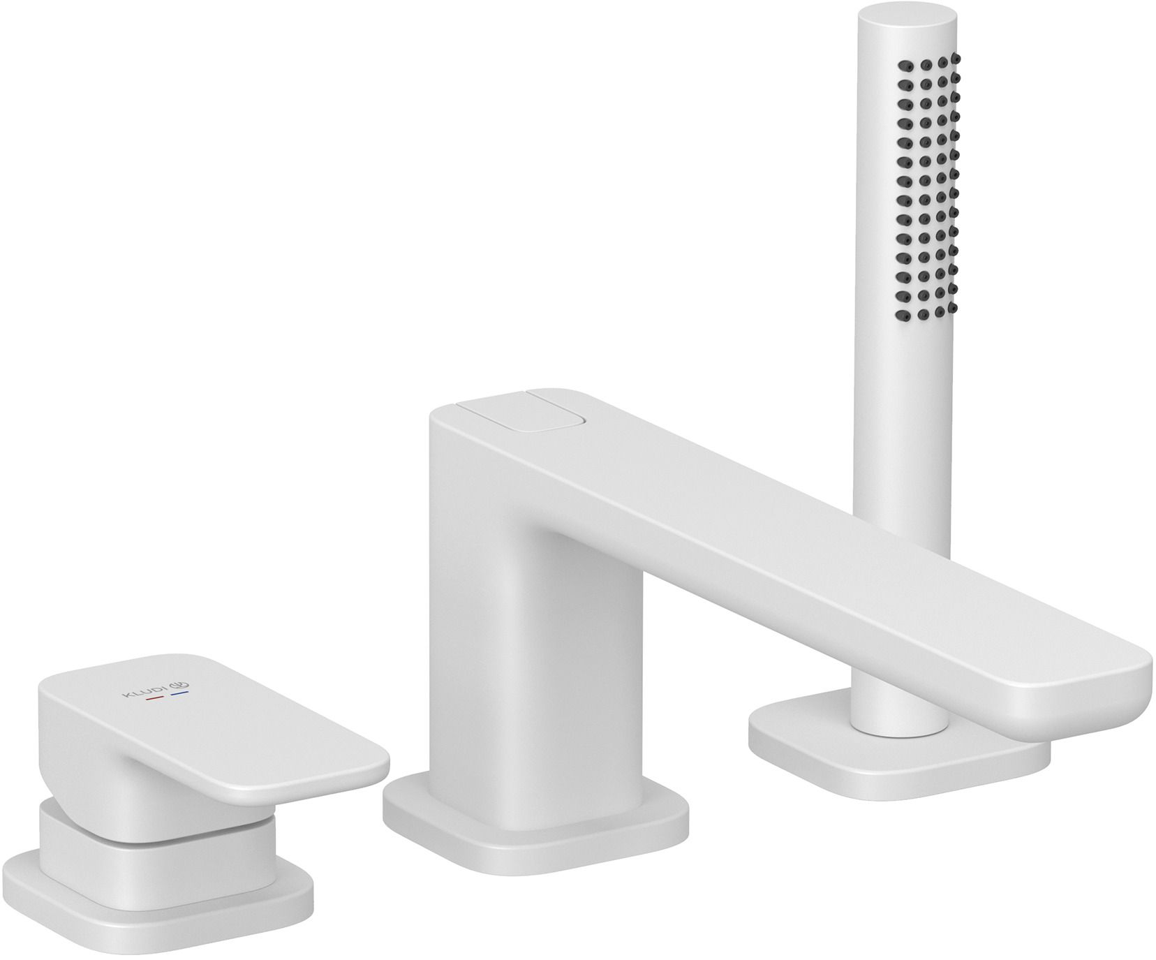 Kludi Renon bateria wannowo-prysznicowa nawannowa biała 424485375 - Wysyłka w 24h