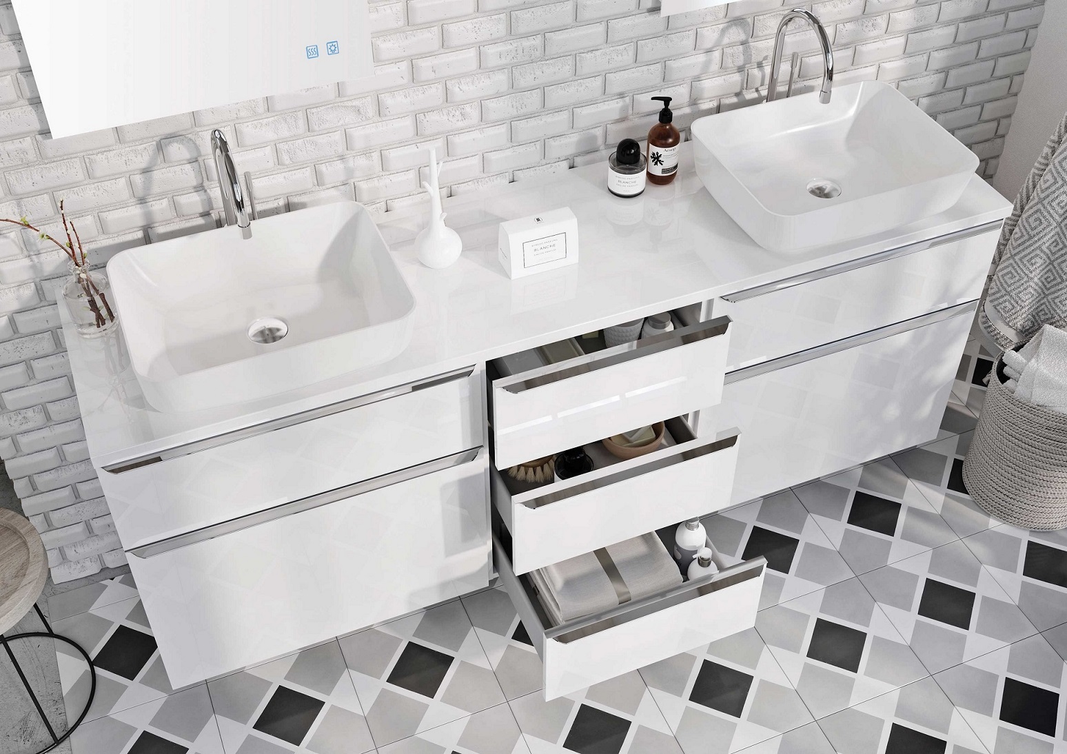 Elita Lofty uchwyt meblowy 90,8 cm chrom połysk RE120900020040 - Wysyłka w 24h