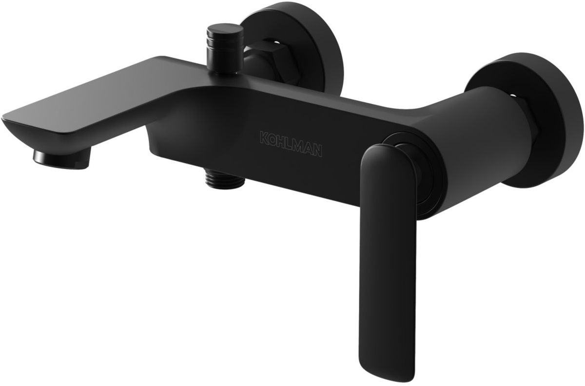 Kohlman Experience Black bateria wannowo-prysznicowa ścienna czarny mat QW110EB - Wysyłka w 24h
