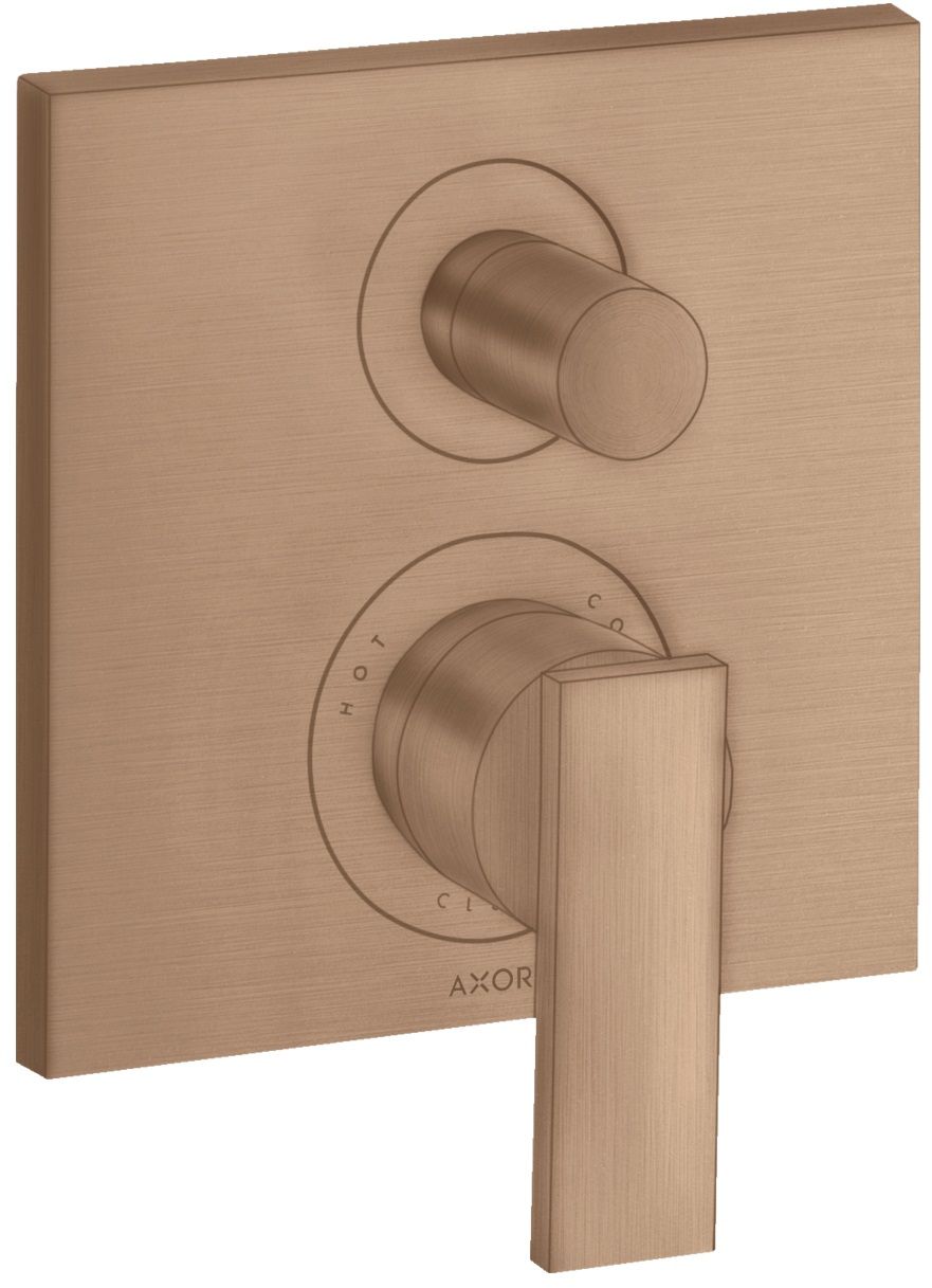 Axor Citterio bateria wannowo-prysznicowa czerwone złoto szczotkowane 39455310