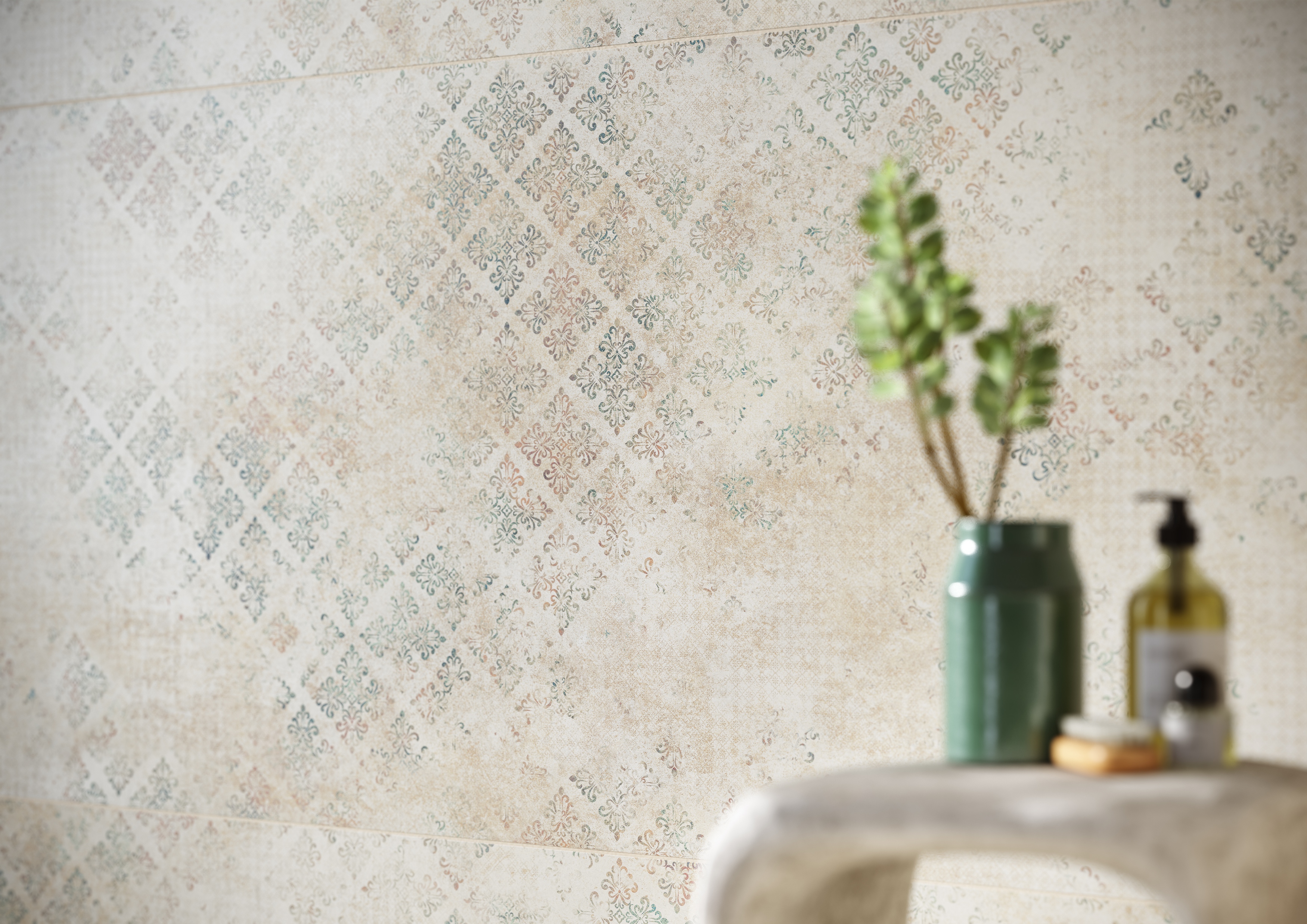 Opoczno Calm Colors cream carpet matt płytka ścienna 39,8x119,8 cm kremowy mat