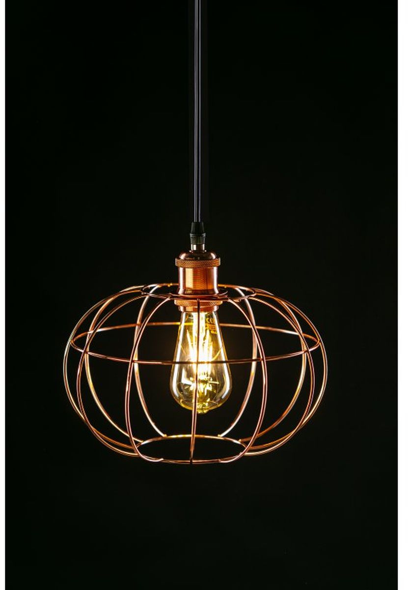 GTV Viela lampa wisząca 1x40 W miedź OS-VIEL4-41-DEC