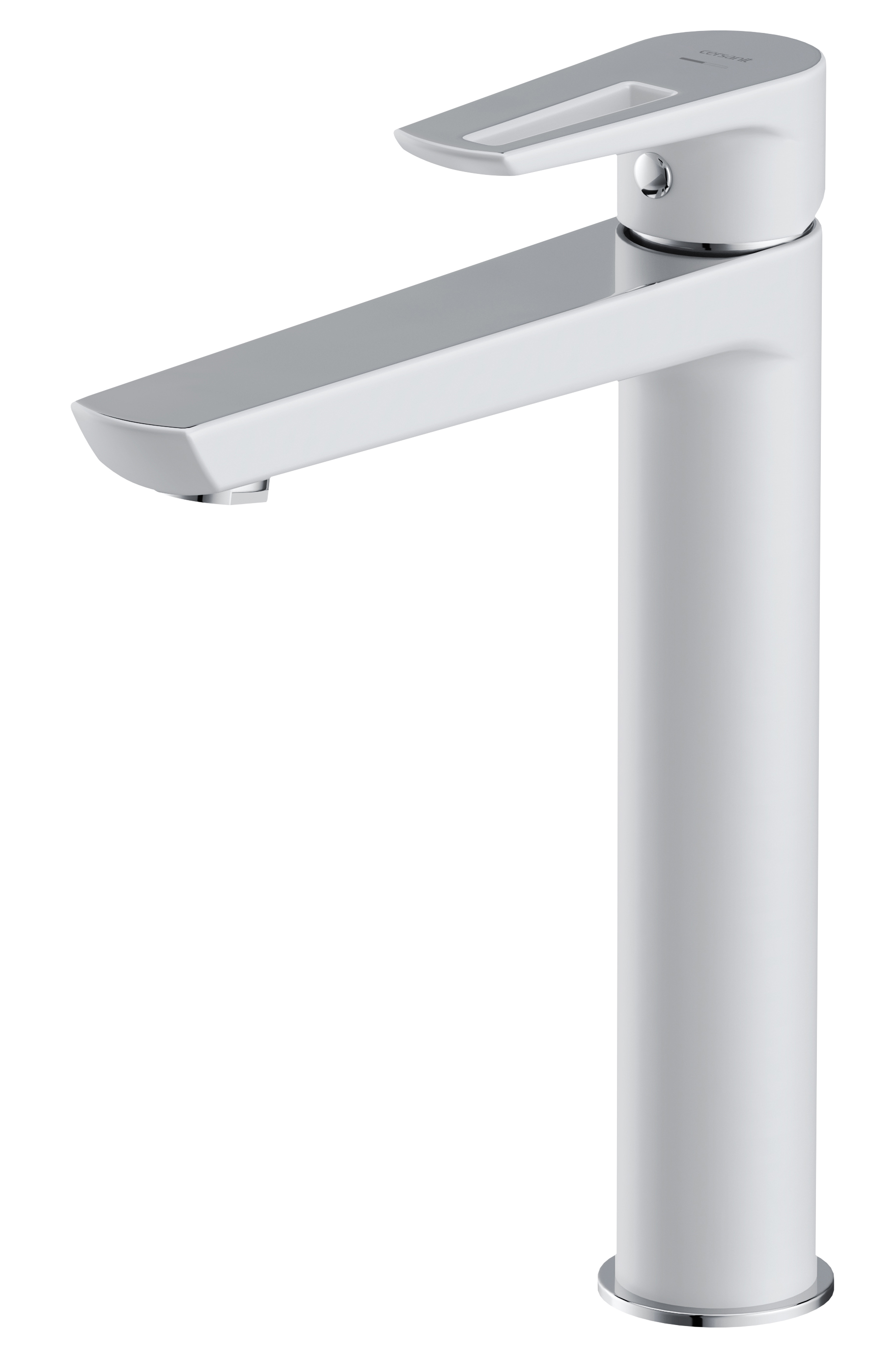 Cersanit Mille bateria umywalkowa stojąca wysoka biały połysk S951-355 - Wysyłka w 24h