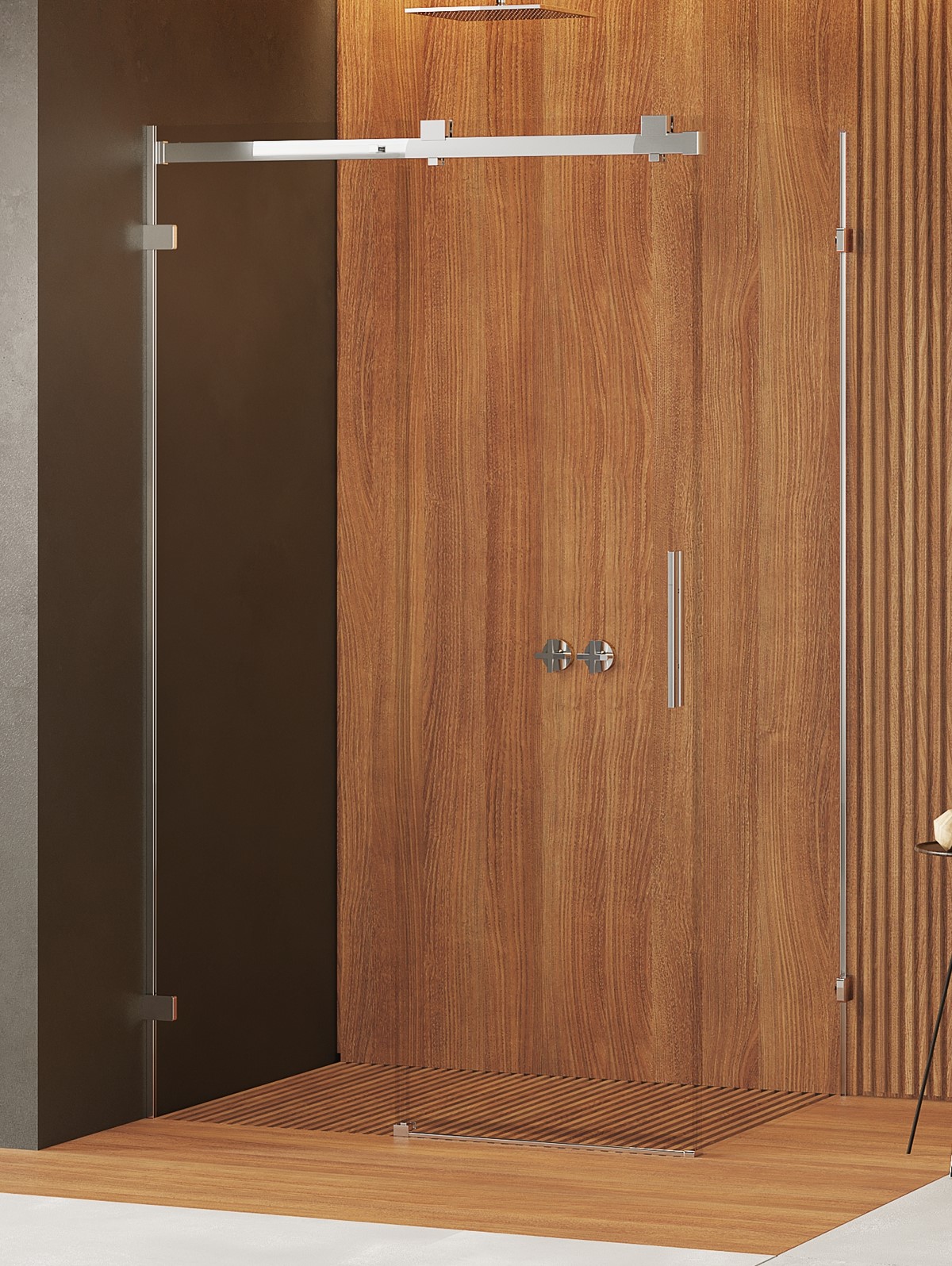 New Trendy Softi X kabina prysznicowa 120x120 cm kwadratowa lewa chrom połysk/szkło przezroczyste EXK-5299