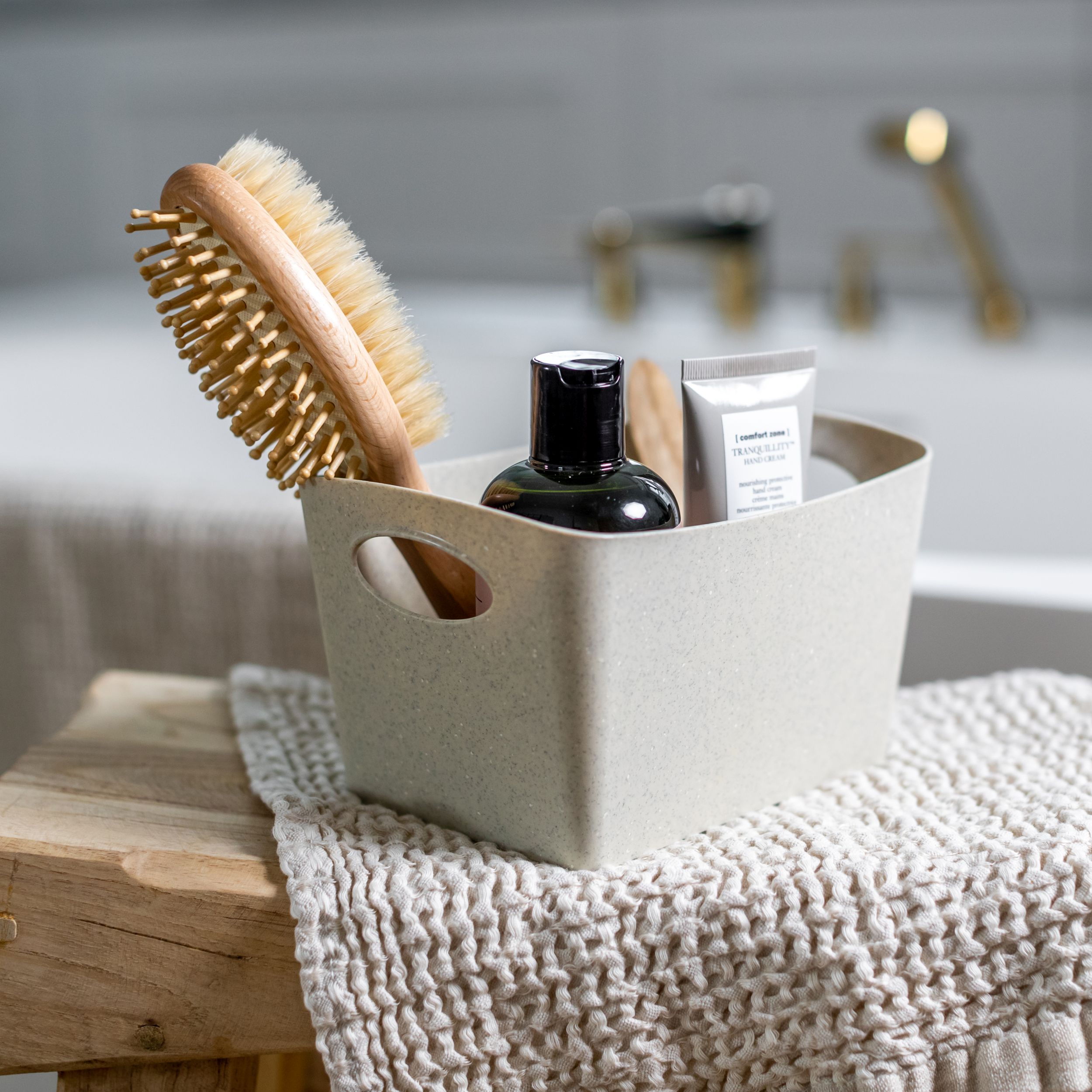 Koziol Boxxx M pojemnik łazienkowy 1 l piaskowy 1405121 - Wysyłka w 24h