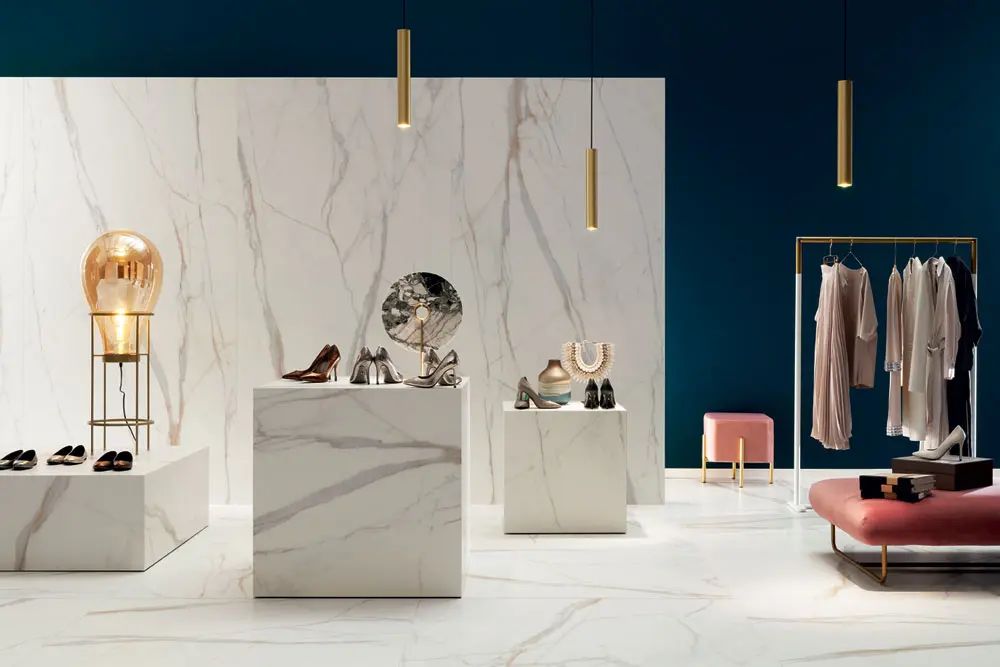 Tubądzin Marmo d'Oro Pol płytka podłogowa 119,8x59,8 cm