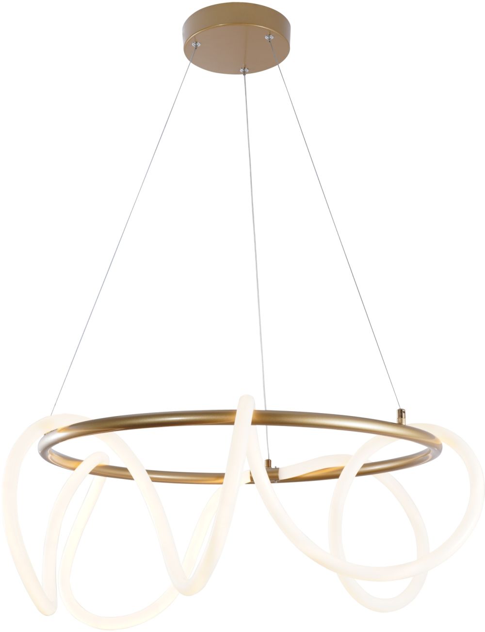 Zuma Line Balbo lampa wisząca 1x58 W LED złoty 20006PL-GD