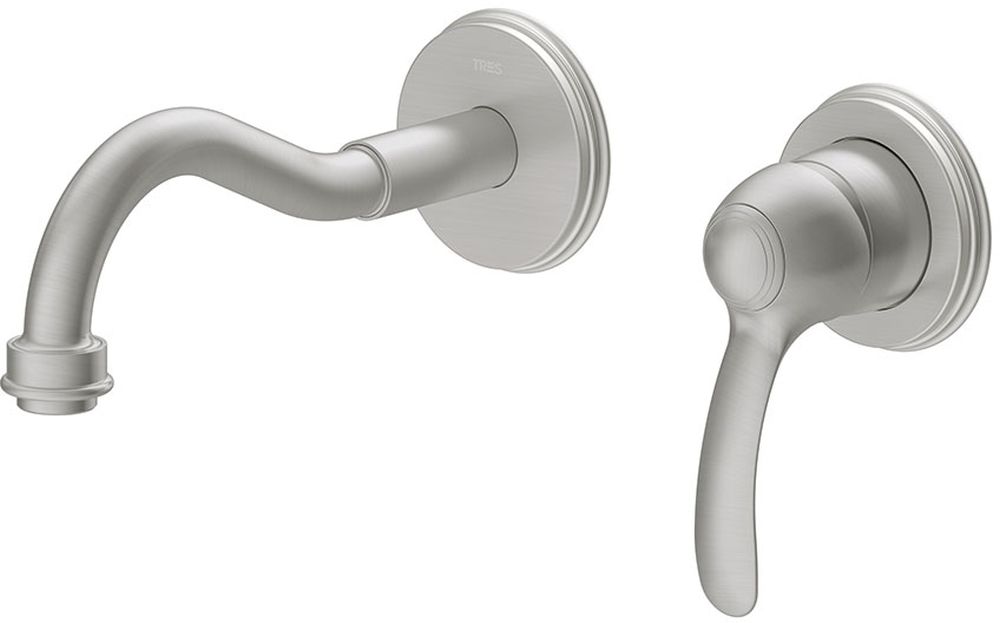 Tres Monoclasic bateria umywalkowa podtynkowa stal 242.200.01.AC