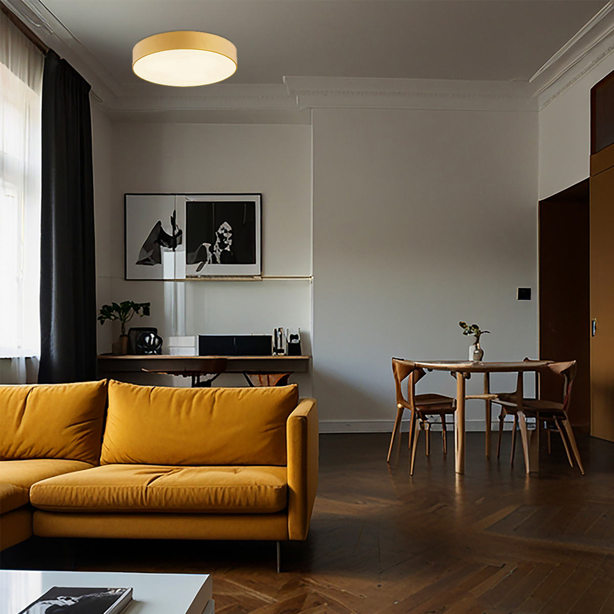 Argon Darling plafon 5x15W złoty 2081