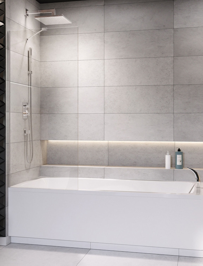 Radaway Modo New PNJ parawan nawannowy 90 cm szkło przezroczyste 10006090-01-01