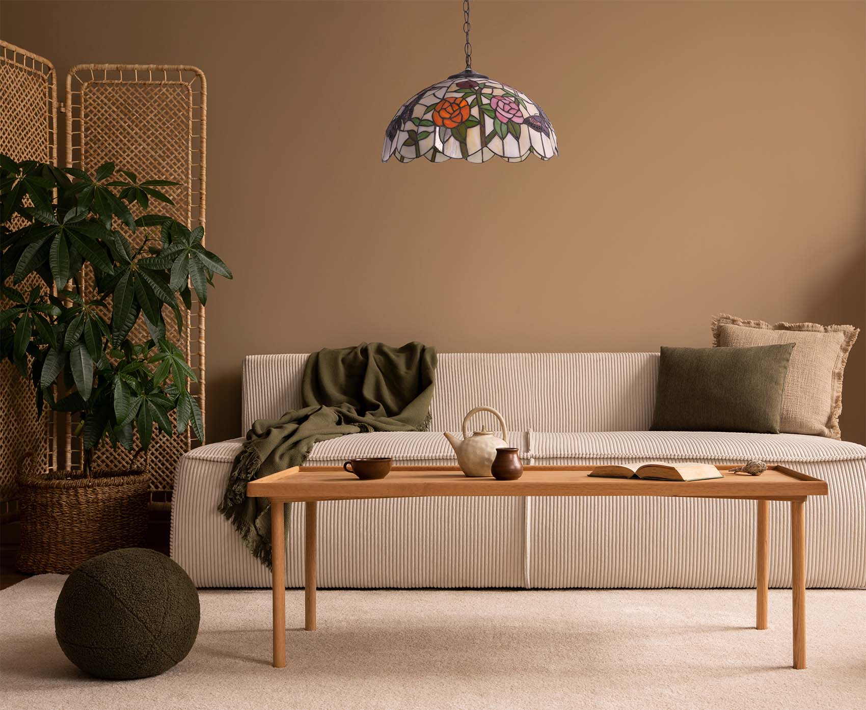 Kaja Rose lampa wisząca 1x20 W multikolor K-P16835