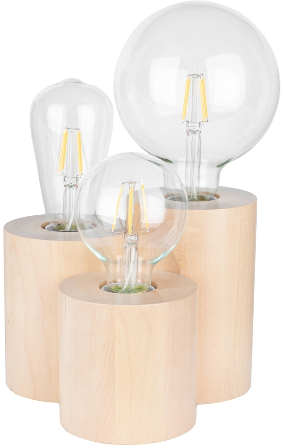 Spot-Light Vincent Square lampa stołowa 3x15W brzoza 2266360