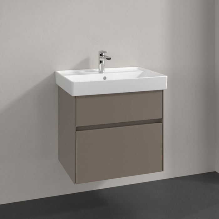 Villeroy & Boch Collaro szafka 60,4 cm podumywalkowa wisząca truffle grey C00900VG