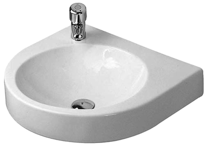 Duravit Architec umywalka 57,5x52 cm ścienna półokrągła biała 0449580000