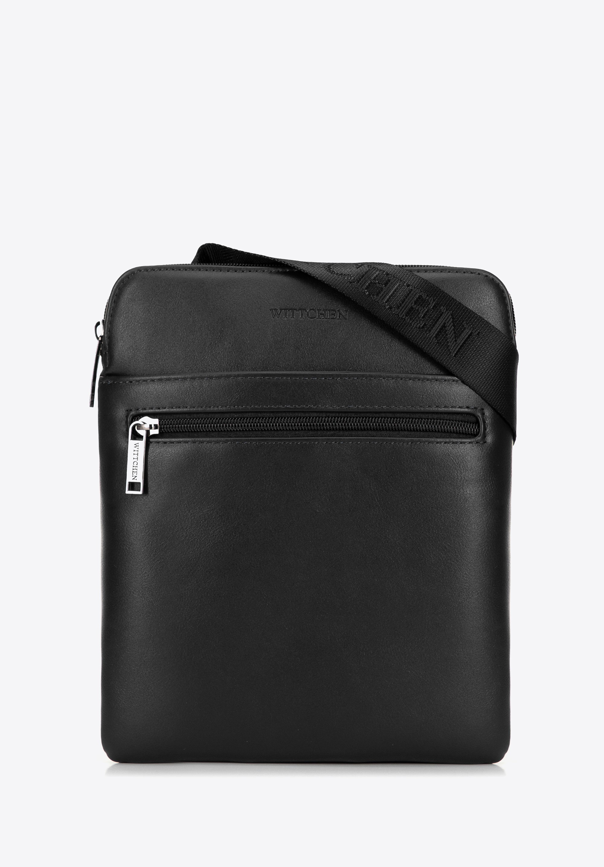 Męska listonoszka z imitacji skóry czarna