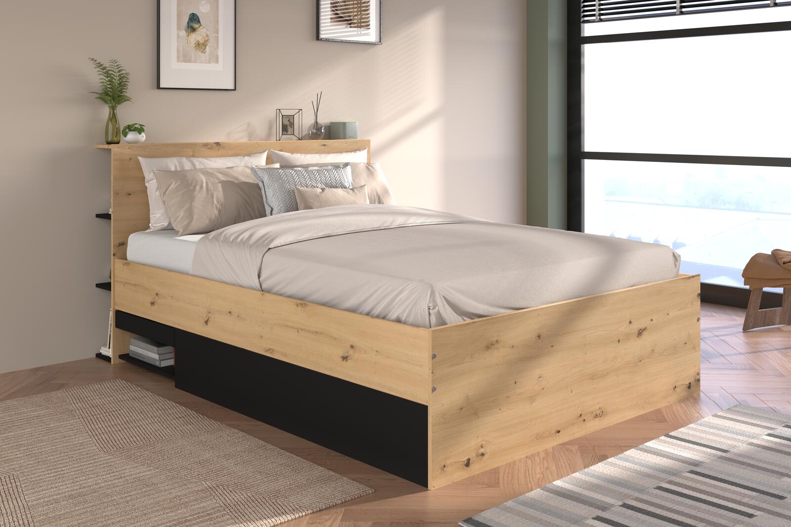 Łóżko ze schowkiem Pandore