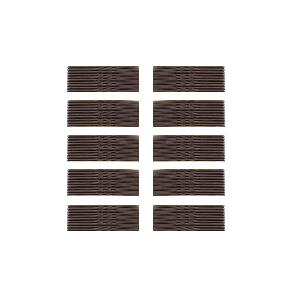 Wsuwki do włosów ciemny brąz 4,5cm 100 szt